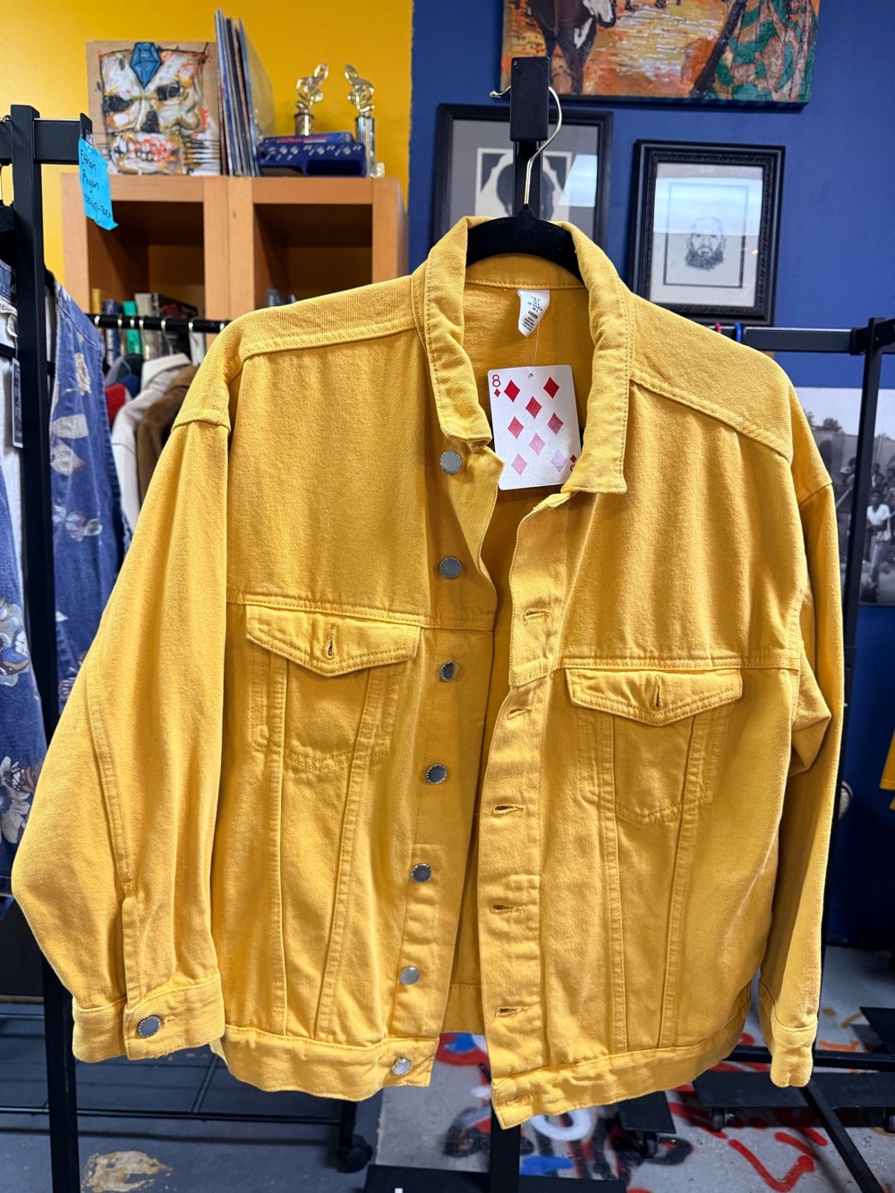 Mustard Yellow Denim Jacket